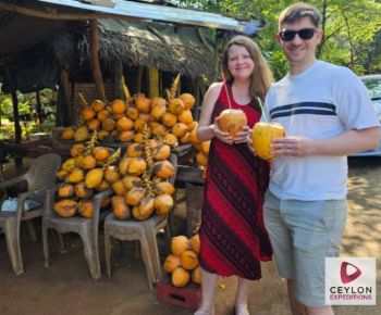 couple-drinking-king-coconut-sri-lanka-ceylonexpeditions